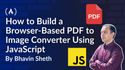 How to Build a Browser-Based PDF to Image Converter Using JavaScript
