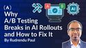 Product Experimentation for AI Rollouts: Why A/B Testing Breaks and How Difference-in-Differences in Python Fixes It