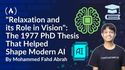 "Relaxation and its Role in Vision": The 1977 PhD Thesis That Helped Shape Modern AI Research