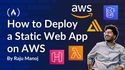 How to Deploy a Static Web App on AWS with Amplify, Lambda, API Gateway, & DynamoDB